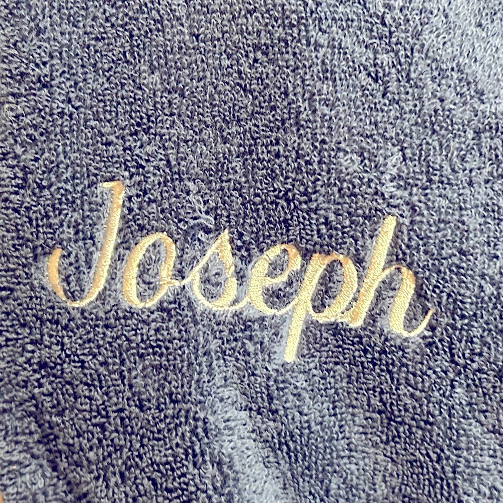 Joseph Monogrammed Robe